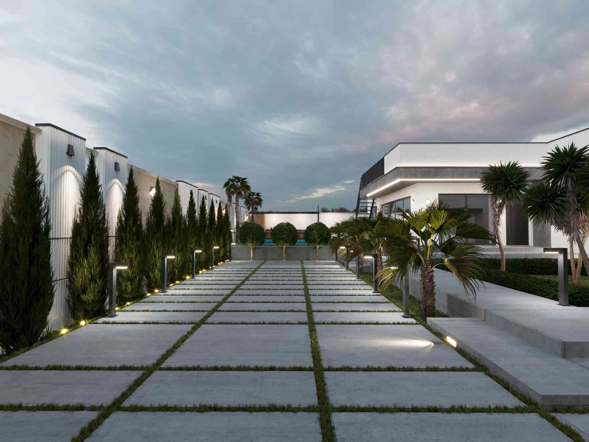 طراحی باغ ویلا